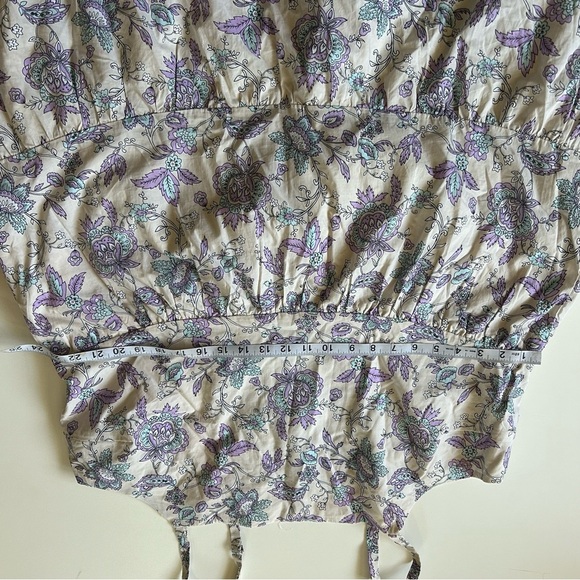 Floral / Paisley Spaghetti Strap Midi Dress - Plus Size - Picture 4 of 8